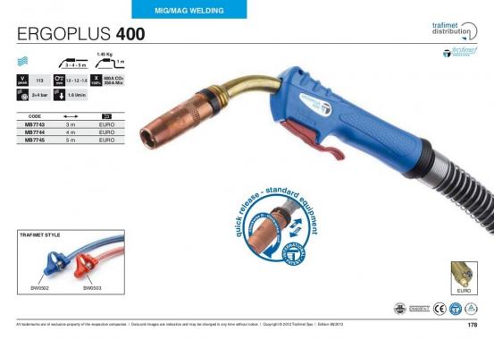 Trafimet Mig ERGOPLUS 400 (400 А вод. охл.) 3м